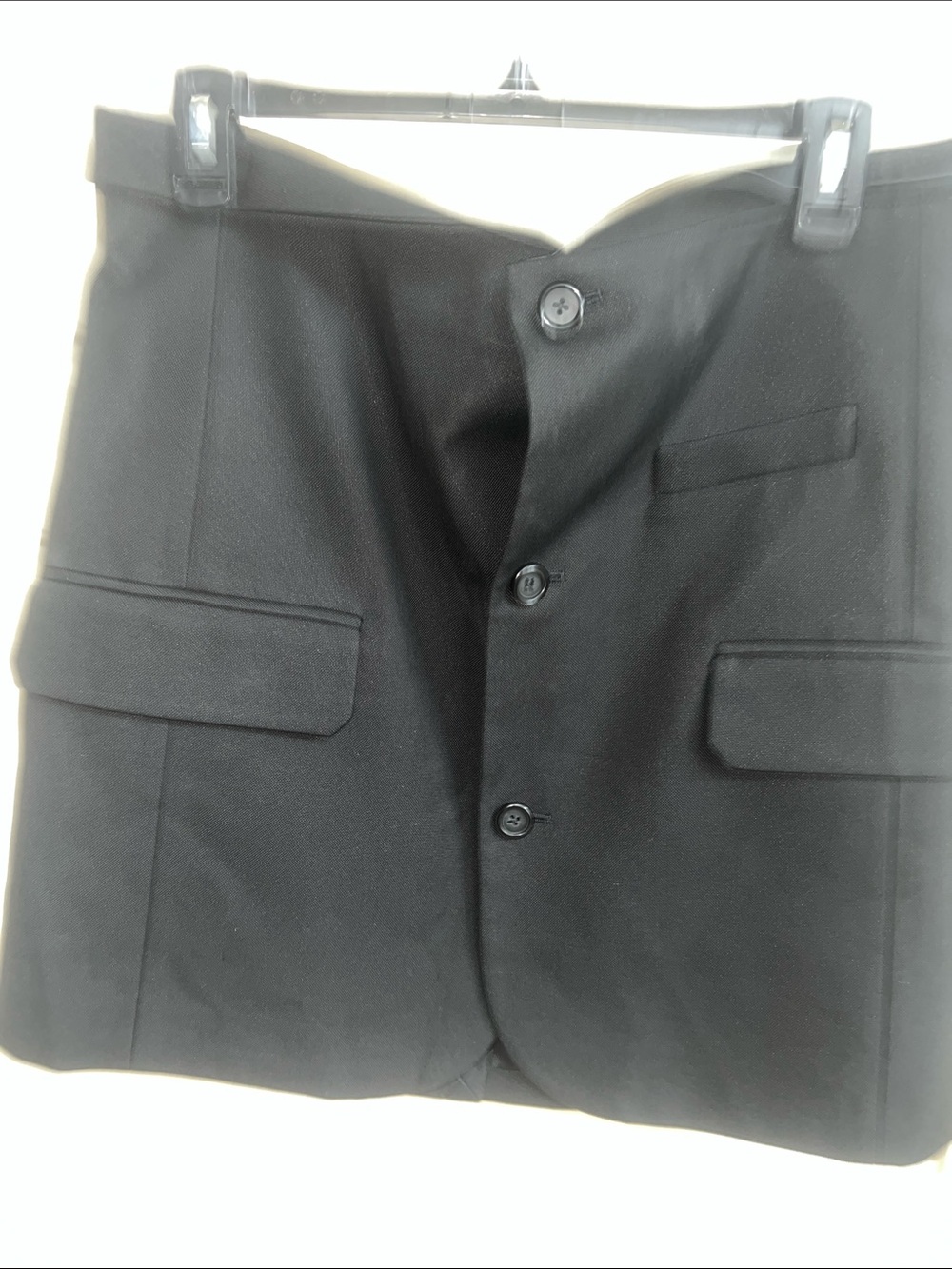 Helmut Lang blazer skirt 12 black tailored cargo mini aesthetic cocktail office - Picture 6 of 10